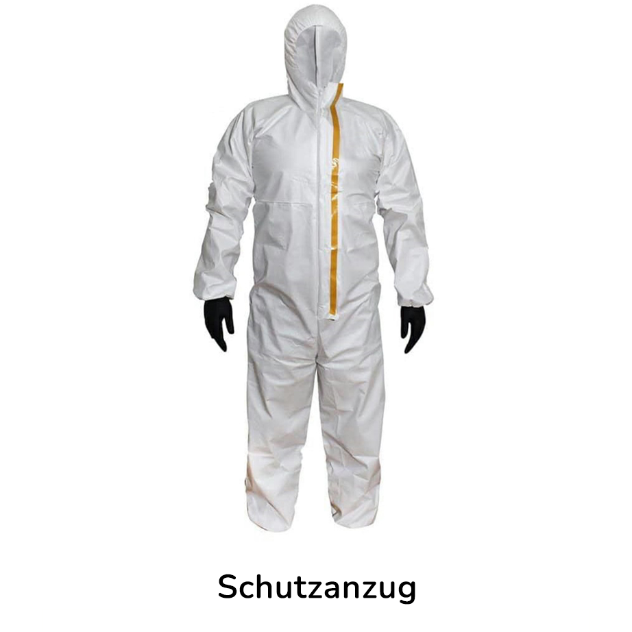 Abbildung eines Schutzanzuges